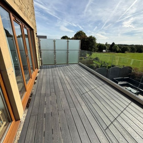 8.6 Metre Walk-Out Balcony and External Steel Staircase, Dronfield 8.6 Metre Walk-Out Balcony and External Steel Staircase, Dronfield
